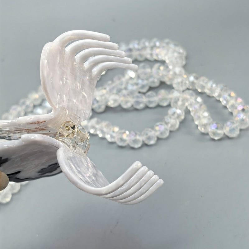 Medium Blue Butterfly Acetate Hair Claw Clip