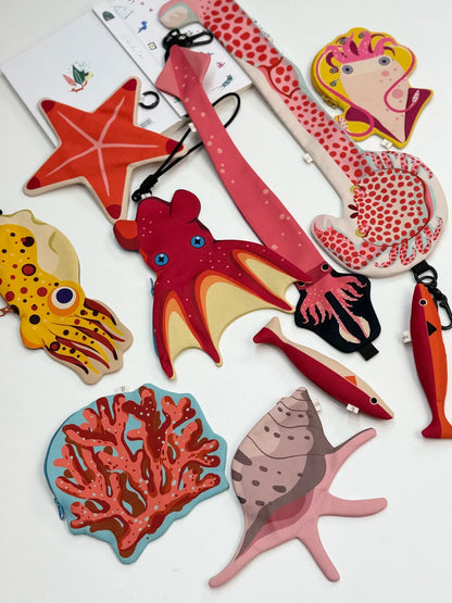 Ocean Animal Card Holder Coin Pouch 5 Styles