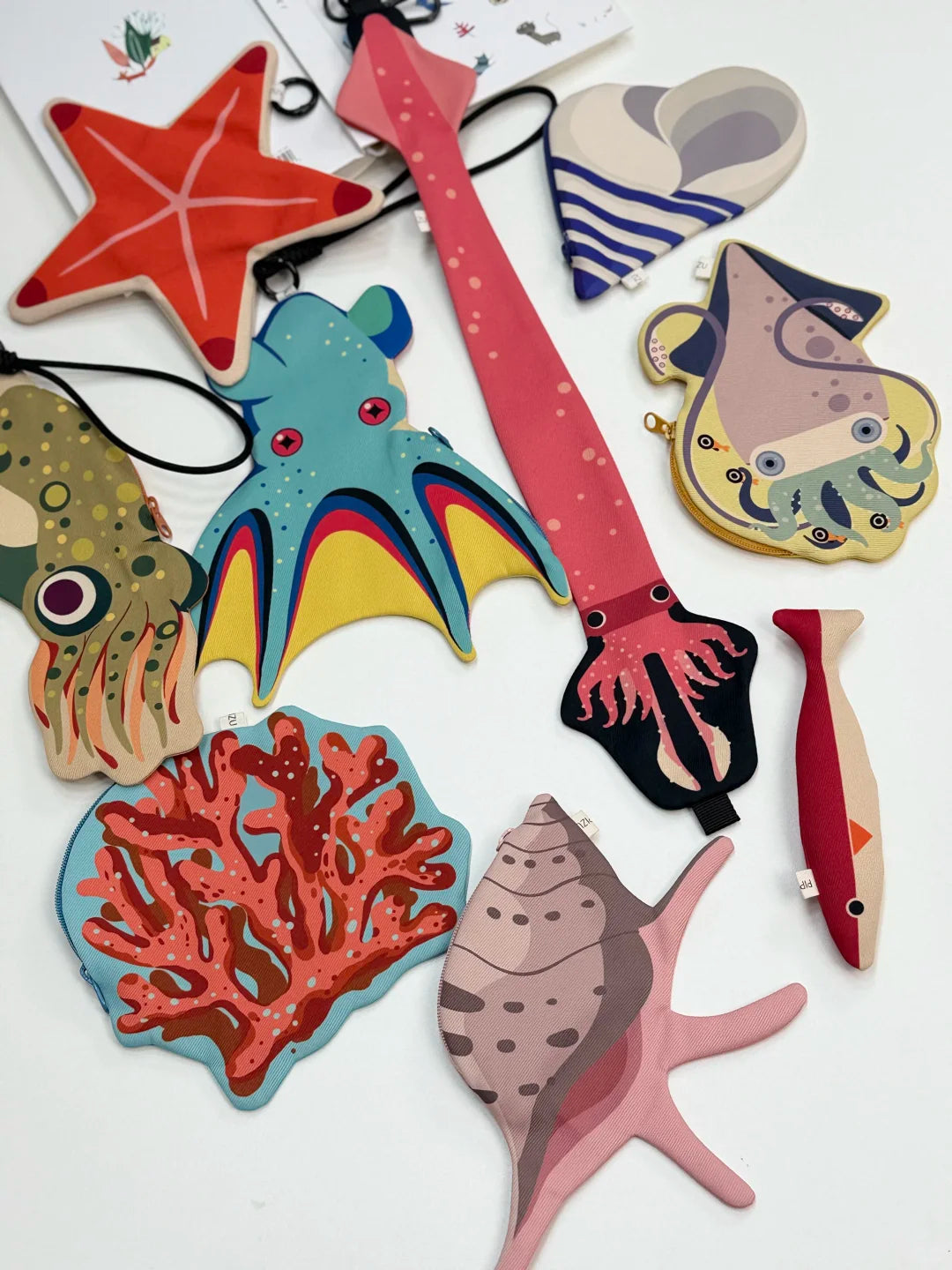 Ocean Animal Card Holder Coin Pouch 5 Styles