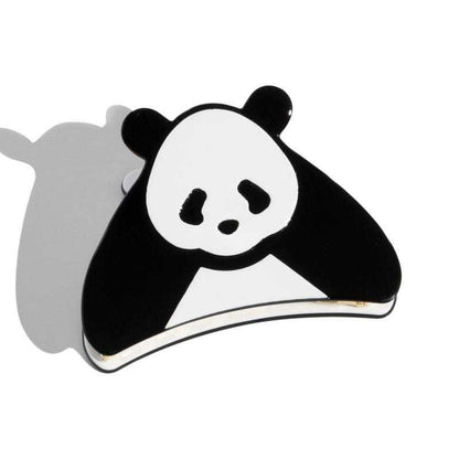 Round Yoyo Panda Hair Claw