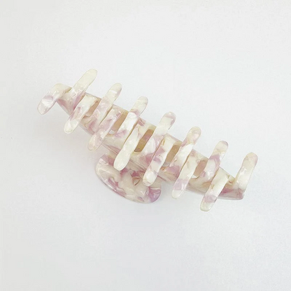 Marble Texture Fashion Hair Claw Clip