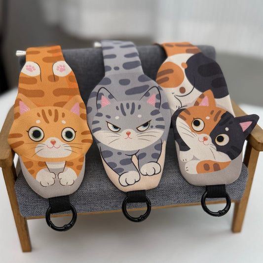 Cat Wrist Strap Phone Strap & Mini Pouch