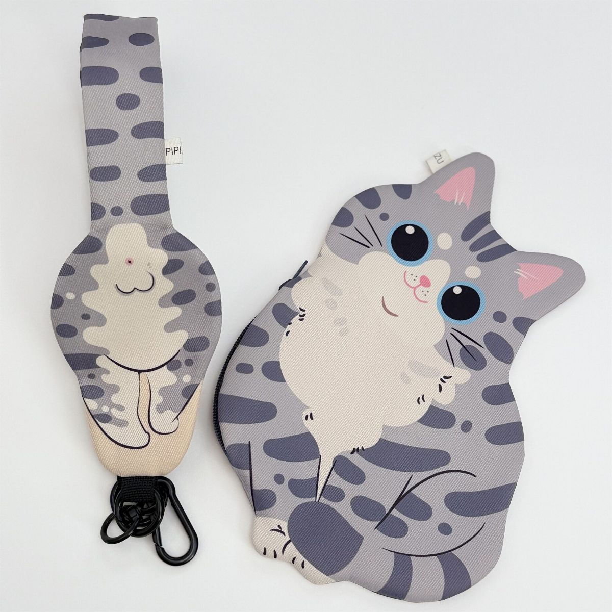 Cat Wrist Strap Phone Strap & Mini Pouch