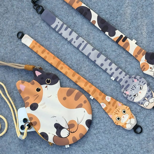 Cat Wrist Strap Phone Strap & Mini Pouch