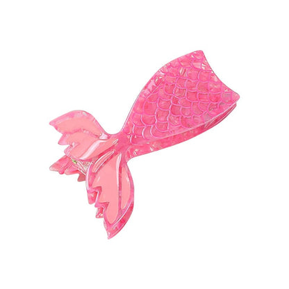 Medium Pink Mermaid Hair Claw丨Lemonschunks