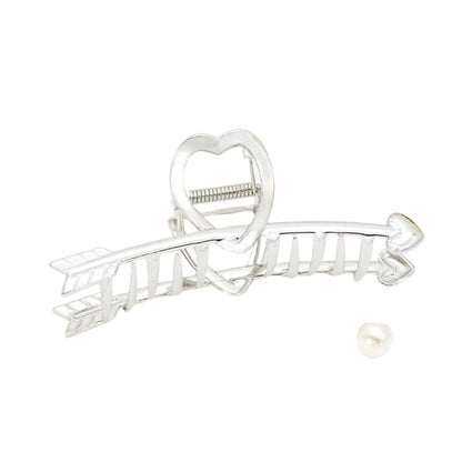Silver Cupid Hair Claw