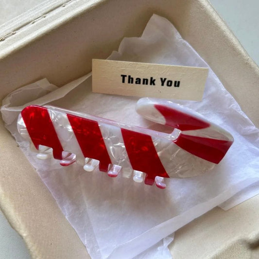 Acrylic Christmas Mug Hair Claw