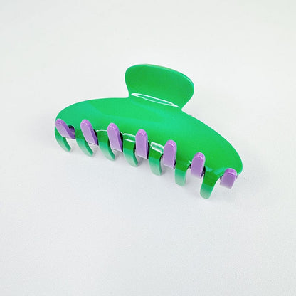 Purple & Green Claw Clip Hair Accessories