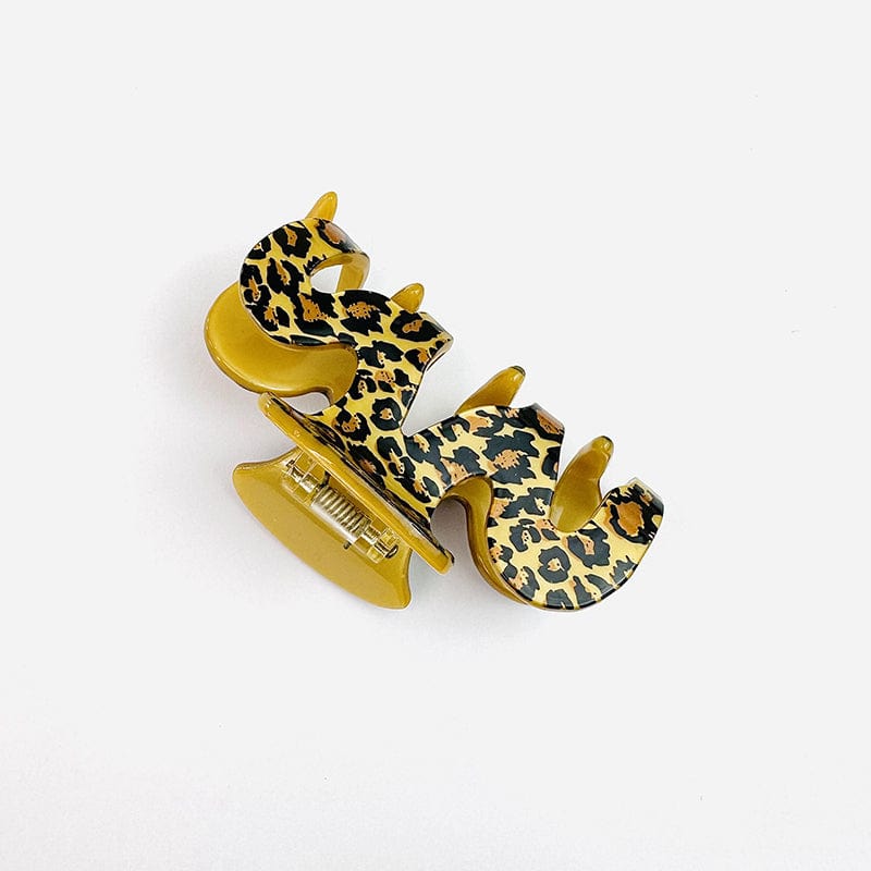 Leopard Print Hair Claw
