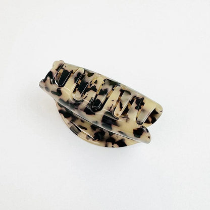 Medium Y2K Checkerboard Hair Claw