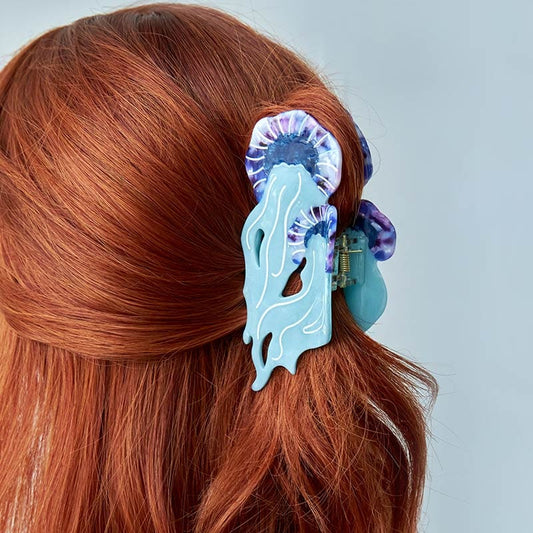 Large Mother And Child Jellyfish Blue Hair Claw |  Lemonschunks