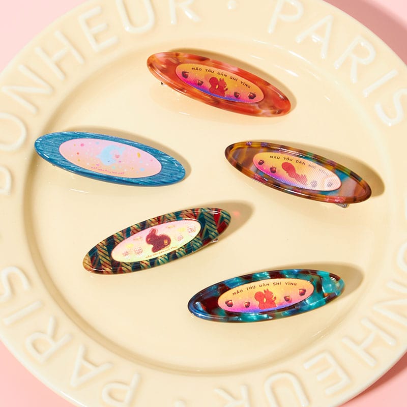 Small Galaxy Dolphin Hair Clip