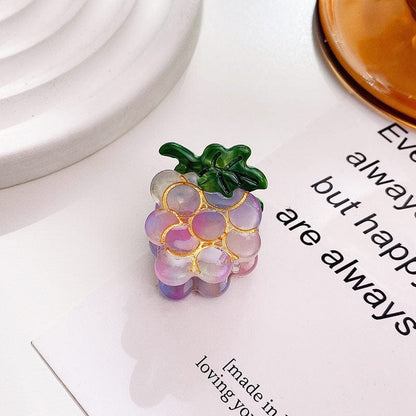 Mini Purple Grape Hair Claw