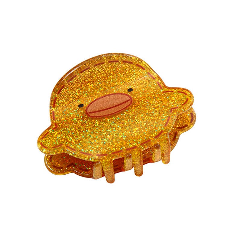A Cute Yellow Duck Hair Claw Clips