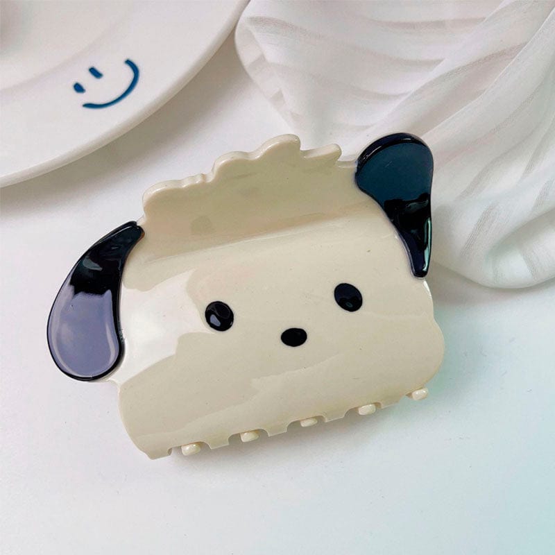 Adorable Cream Dog Hair Claw