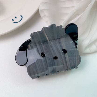Adorable Grey Dog Hair Claw