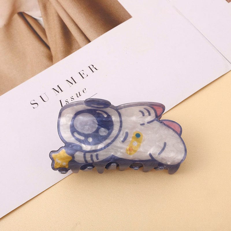 Astronaut Hair Claw Clip