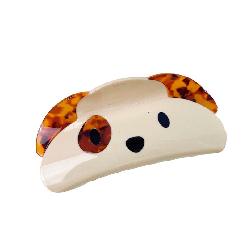 Beige Pug Dog Hair Claw