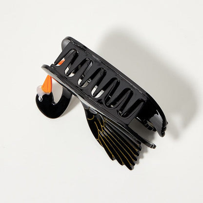 Black Swan Animal Clip Hair Claw