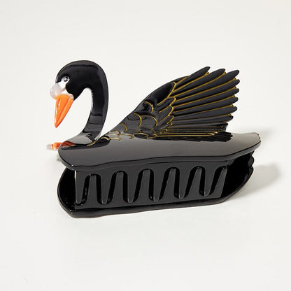 Black Swan Animal Clip Hair Claw