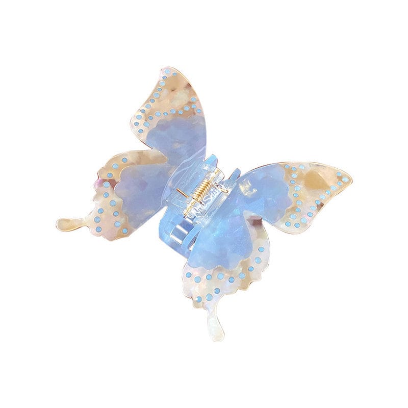 Blue Butterfly Hair Claw Clip