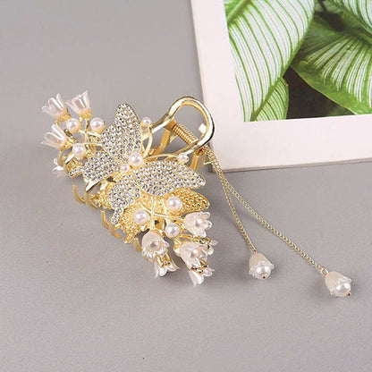Pince à cheveux papillon à franges | NueShiny