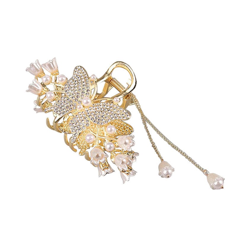 Pince à cheveux papillon à franges | NueShiny