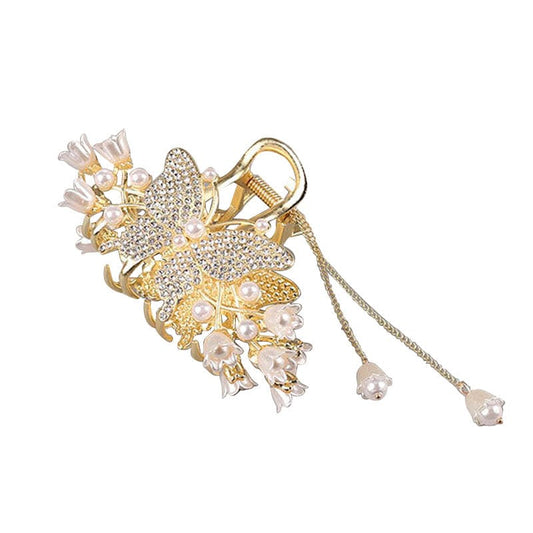 Pince à cheveux papillon à franges | NueShiny