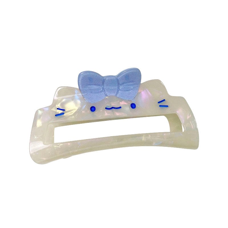 Cute Cat with a Bow Hair Claw
