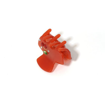 Pince à cheveux Cute Cherry Diamond Bangs rouge | NueShiny