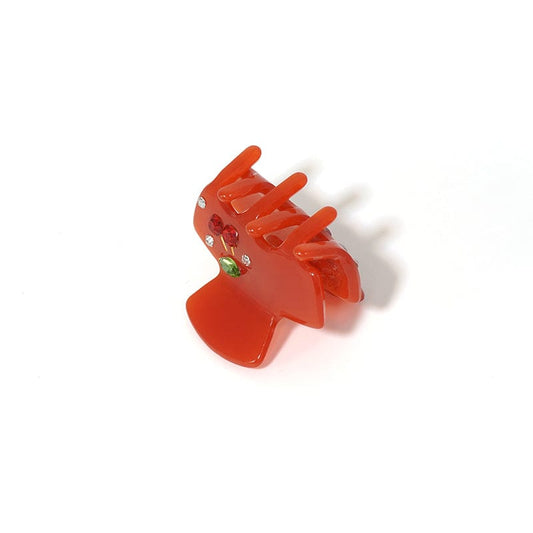 Pince à cheveux Cute Cherry Diamond Bangs rouge | NueShiny