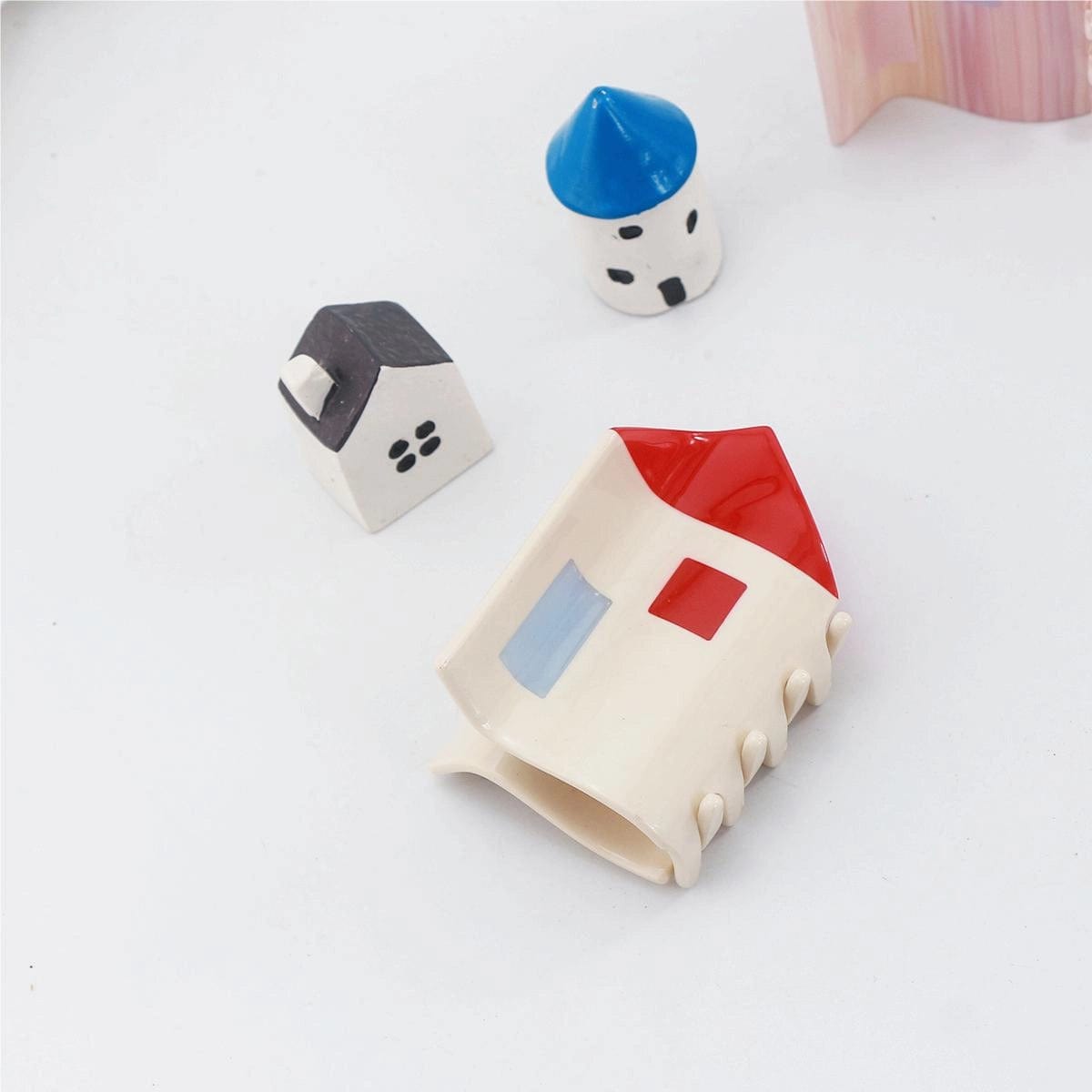 Fairy Tale Cabin Medium House Hair Claw