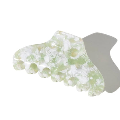 Fashion High Sense Texture Clip Large In Mint Green