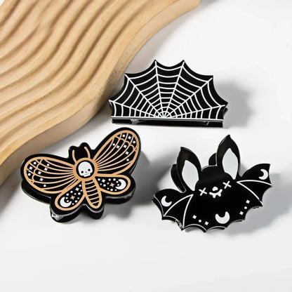 Funny Bat Halloween Hair Claw Clip