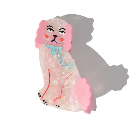 Funny Design Pink Dog Hair Clip Claw