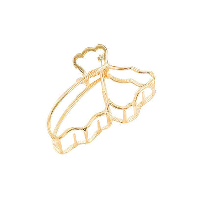 Golden Hollow Butterfly Hair Claw