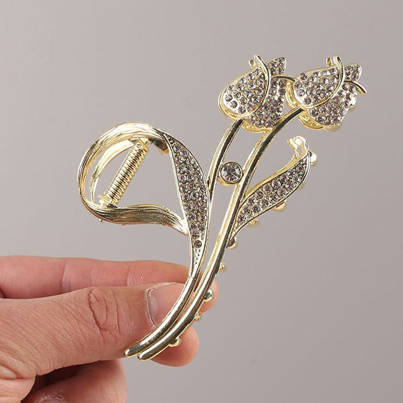 Golden Tulip Hair Claw
