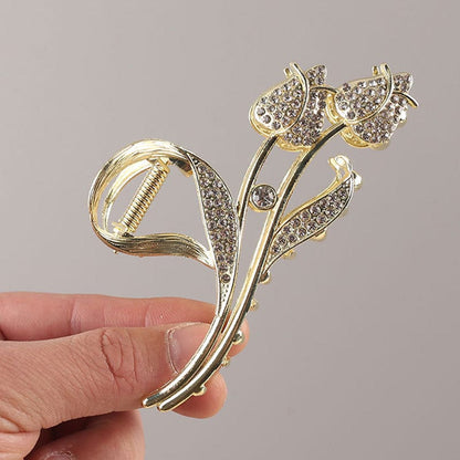 Golden Tulip Hair Claw
