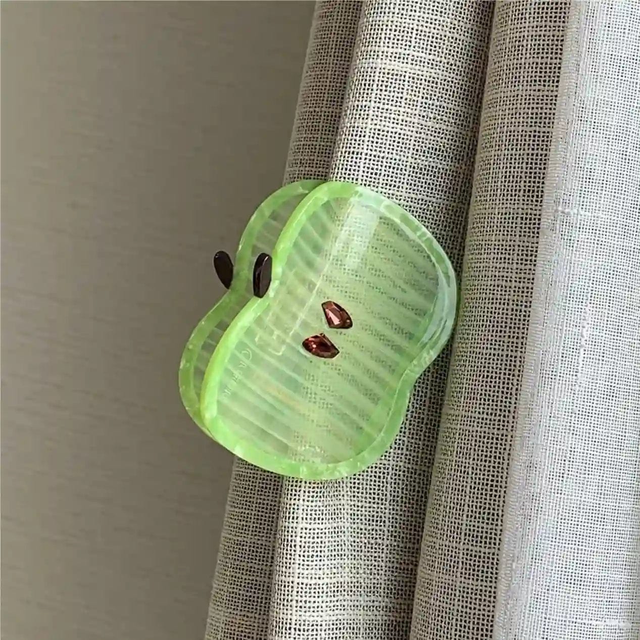 Green Apple Green Summer Hair Clip Claw
