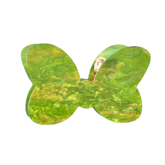 Green Lovely Bow Hair Clip Claw