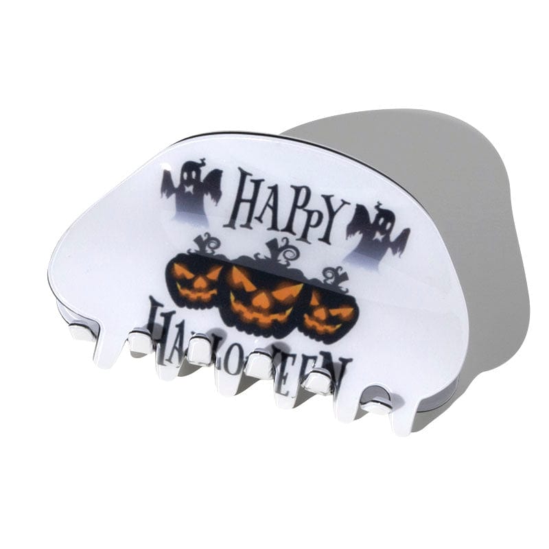 Halloween 3 Pumpkins Hair Claw Clip