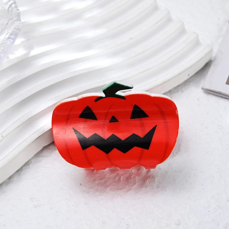 Pince à cheveux citrouille joyeuse Halloween丨NueShiny
