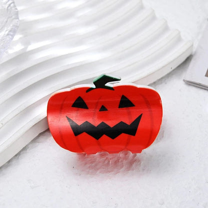 Pince à cheveux citrouille joyeuse Halloween丨NueShiny