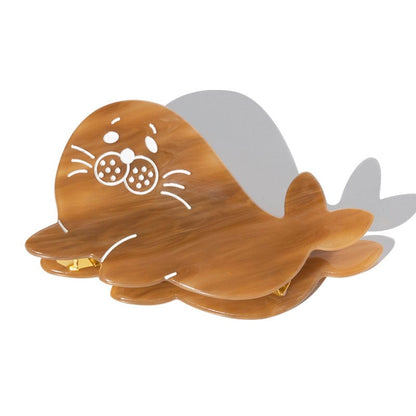 Lovely Brown Sea Dog Seal Ocean Series Hair Claw
