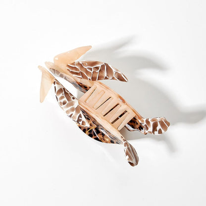 Jumbo Brown Sea Turtle Hair Claw Clips