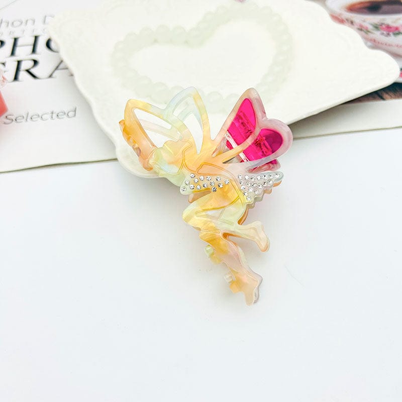 Orange Elf Magical Fairy Hair Claw
