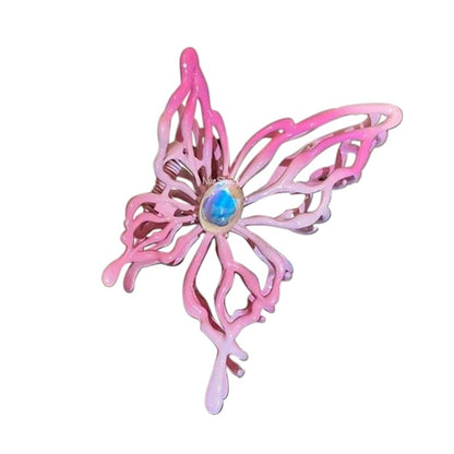 Pink Butterfly Elf Hair Claw