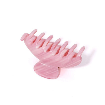 Pink Stripe Durable Barrette Hair Claw