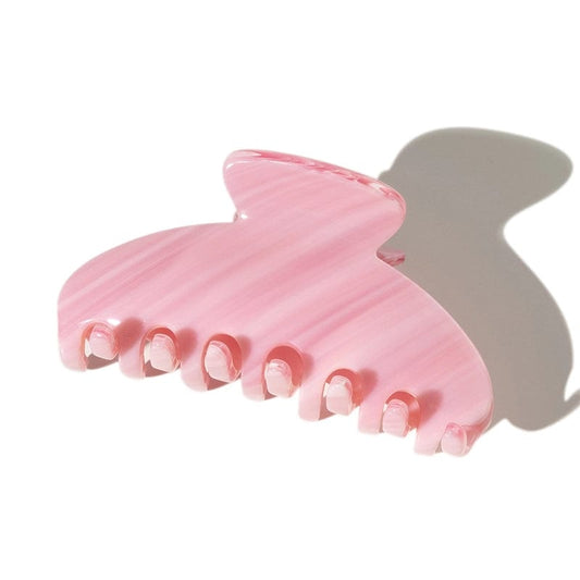 Barrette à cheveux résistante à rayures roses | NueShiny