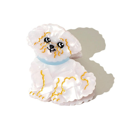 Griffe de Poils de Chien Bichon Frise de Poméranie 丨NueShiny